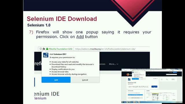 Selenium IDE Setup || Selenium Tutorial For Beginner || selenium ide installation