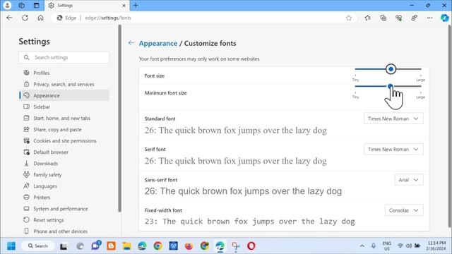 How To Customize Fonts on Microsoft Edge Web Browser  | Modify Font Style & Size [Guide]
