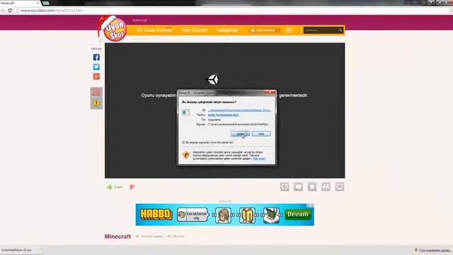 Google Chrome Unity 3D Oyunları Açma - Oyunskor.com
