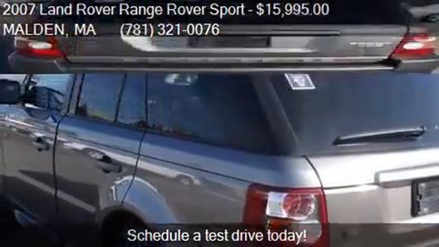 2007 Land Rover Range Rover Sport HSE 4dr SUV 4WD for sale i смотреть онлайн