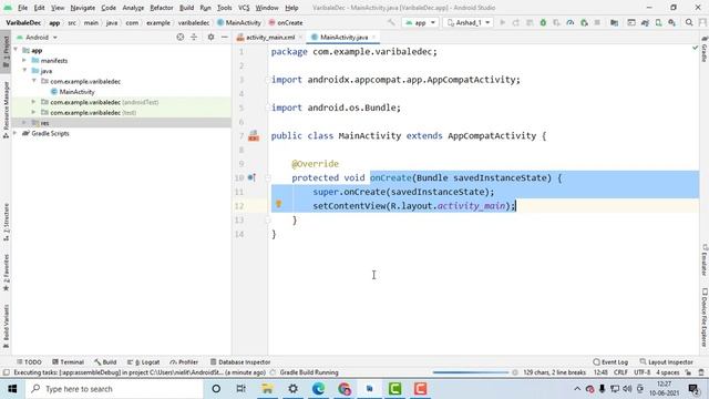 Variables in Java