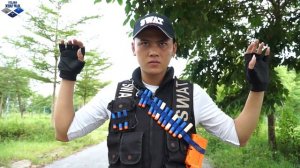 Nerf Guns War : Brave Police Of SEAL TEAM Special Attack Sinister Leader Black Of Criminal Group