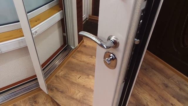 Металлическая дверь с зеркалом #обзордверей #двериотзавода