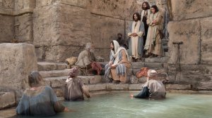 Исцеление расслабленного при Овчей купели / Исцеление больного в Вифезде / Купальня Вифезда / Библия