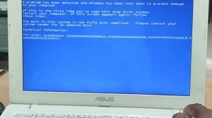 a problem has been detected and windows is shutting down to prevent damage to your computer windows