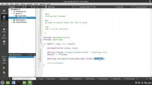 5. Setting the filename
