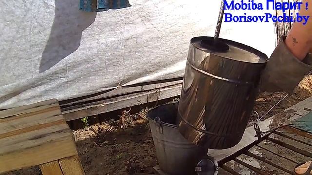 Чистка печи и дымохода в бане Мобиба