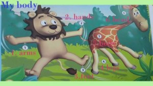 Super safari 2l unit 2  :My body l Tiếng anh mầm non ( tiếng anh cho bé 3-6 tuổi)