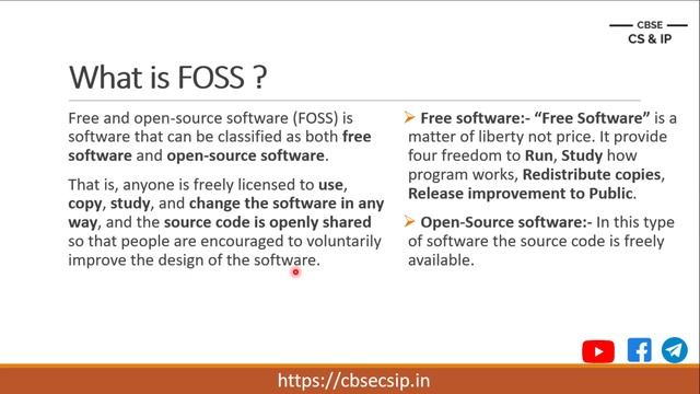 FOSS (Free and Open Source Software)