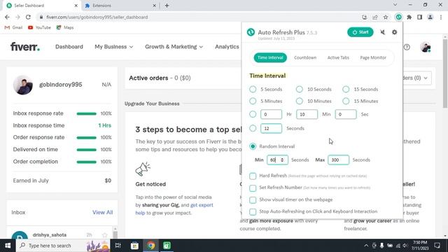 Fiverr Auto Refresh Plus Extension Bangla Tutorial | ফাইভারে কিভাবে ২৪ ঘন্টা একটিভ থাকবেন? смотреть онлайн