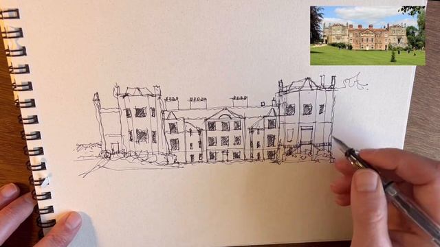 My sketch study process. Step by step demonstration. смотреть онлайн