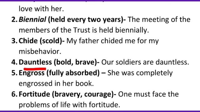 Synonyms for competitive exam Part- 3