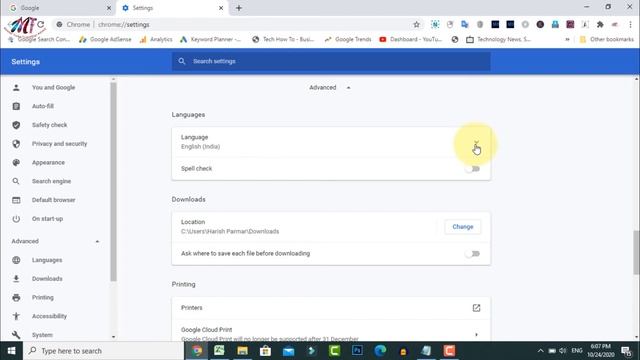 how to change language in google chrome | pc me google chrome ki language kaise change kare смотреть онлайн