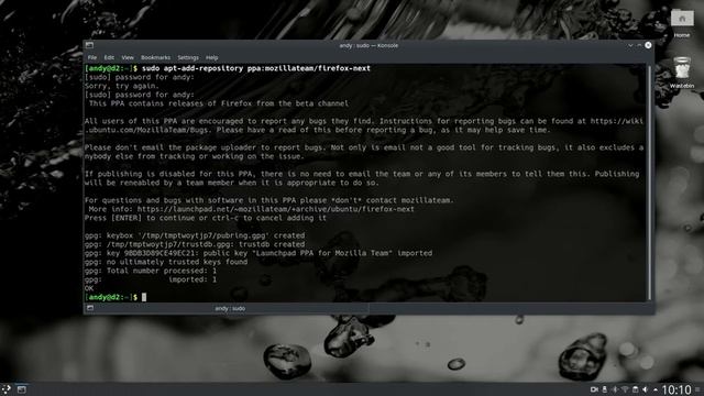 Kubuntu 17.10 Alpha 2 - Install Firefox Beta смотреть онлайн