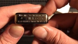 Unboxing Zippo 1941 Replica Black Ice Chrome