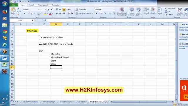 Selenium Webdriver Tutorial for Beginner | Selenium Exceptions tutorial | Selenium Tutorial H2K