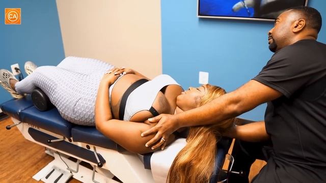 UNLOCKING Her BIGGEST BACK Knots! Muscle EXPLOSION in ASMR Chiropractic Body Exam