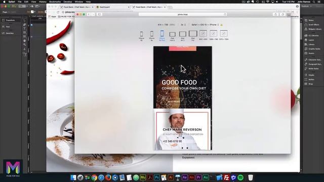 Day 15 - Testing Tools | Building a Chef Website in Adobe Muse | Adobe Muse CC | Muse For You