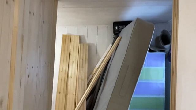 31.01.21. Навесили дверь. Сделали оставшуюся стену вокруг душевого поддона. смотреть онлайн