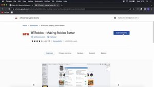 How To Add BTRoblox On Chrome