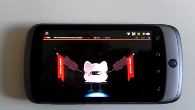 Rofox: Firefox CSS3 Animations Demo - Mobile