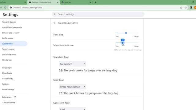 How To Change Font Size In Google Chrome - Adjust Text Size смотреть онлайн
