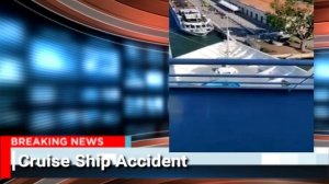 MSC Opera Cruise ship loses control hits pier and tourist boat