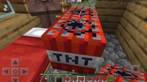 житель взорвал деревню жителей номер 13 в майнкрафте