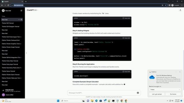 Python Tkinter Gui Projects