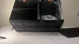 Обзор на складной автомобильный органайзер сумку для багажника