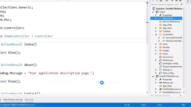 creating web service смотреть онлайн