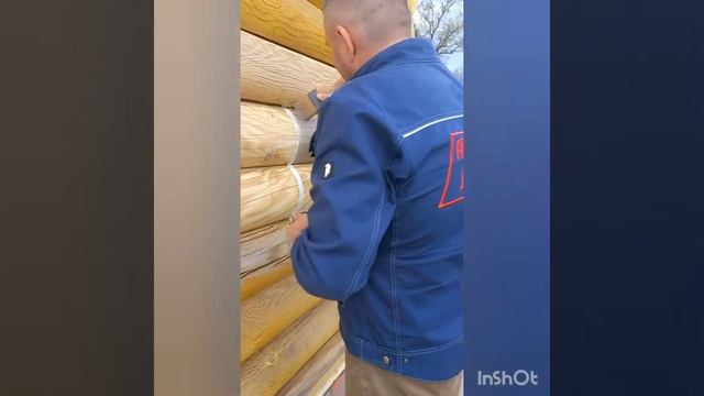 Шлифовка, покраска,герметизация деревянного дома.