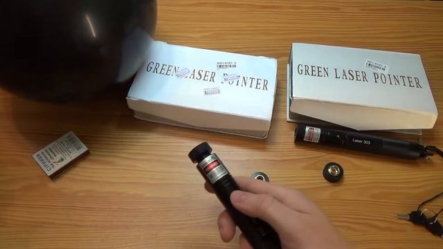 Китайский Лазер 303 на 1000mW Обзор! смотреть онлайн
