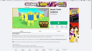 Noob Train Alpha   Roblox   Google Chrome 2021 05 29 12 45 53