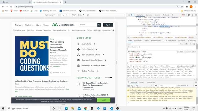 CSS Tutorials : Using Chrome Developer Tools | web Development Tutorials #11 смотреть онлайн