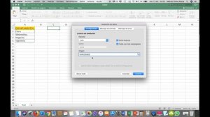 Excel: Validación (macOS)