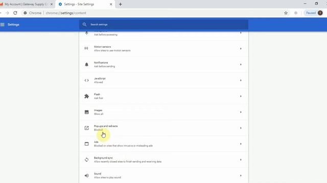 Disable popup blocker in Chrome for gatewaysupply.net смотреть онлайн