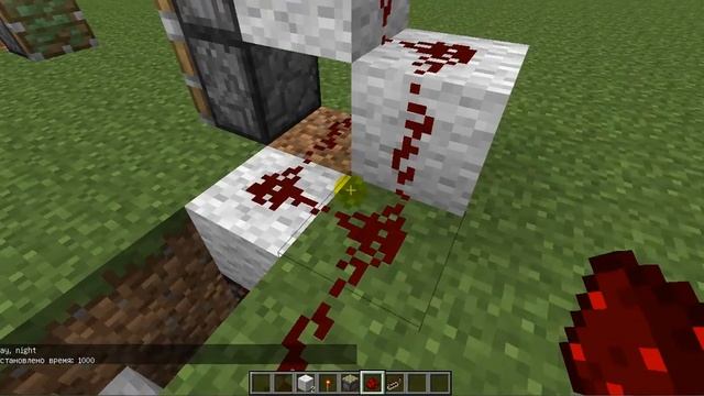 Как сделать в майнкрафте поршневую дверь 2 на 2 смотреть онлайн