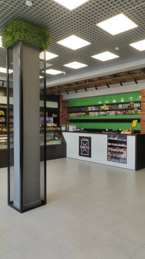 Дизайн интерьера 
пивного магазина
"Канистра"
ул. Дербышевского 17, в г.Томске