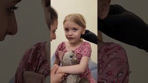 faith gets her ears pierced!!! #crohnsandcolitis #IBD #earpiercing #brave #strong