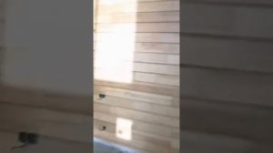 Переместили проем в деревянном доме