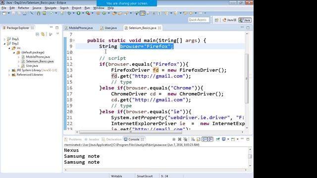 Selenium Training Day 3 Tutorial