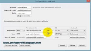 Configurando o Mozilla Thunderbird