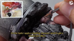 How to paint TROLL SKIN, NMM & BONES