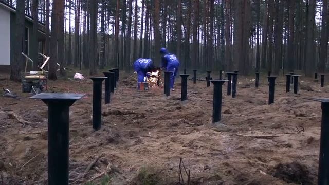 фундамент для дома своими руками смотреть онлайн