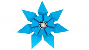 Как сделать снежинку из бумаги  Снежинки из бумаги  Оригами снежинка