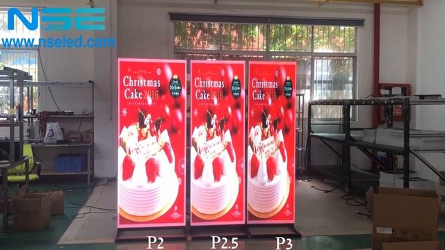NSE Plug 'N' Play Design P2/P2.5/P3 Digital LED Poster Screen