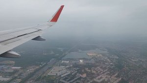посадка самолёта в Нижнем Новгороде