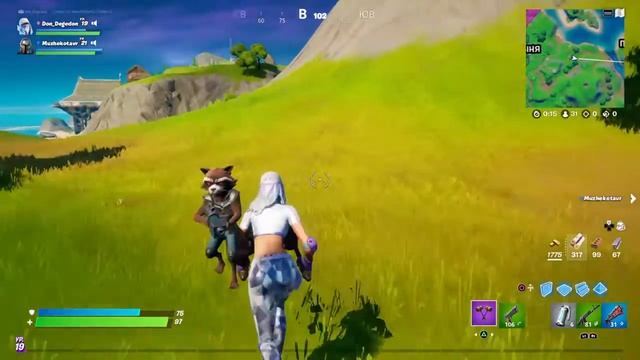 Fortnite. Co-op. Ночь, улица, фонарь и жёсткое мочилово))) | Стрим | PS4 смотреть онлайн