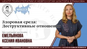 Здоровая среда: Деструктивные отношения. Емельянова К.И. Эфир "Радио России"